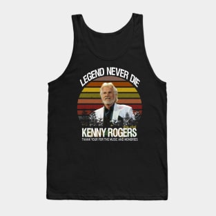 Thank You For The Memories-Kenny-Gift-Rogers- Tank Top